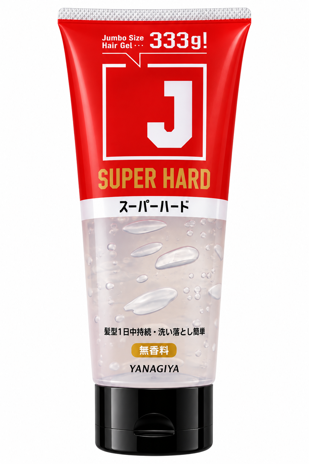 YANAGIYA J Super Hard Hair Gel (Fragrance-Free)