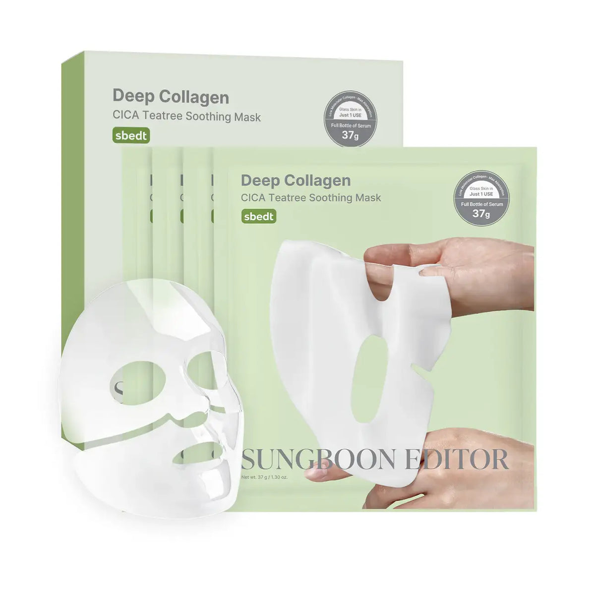 Sungboon Editor Deep Collagen Cica Teatree Soothing Mask