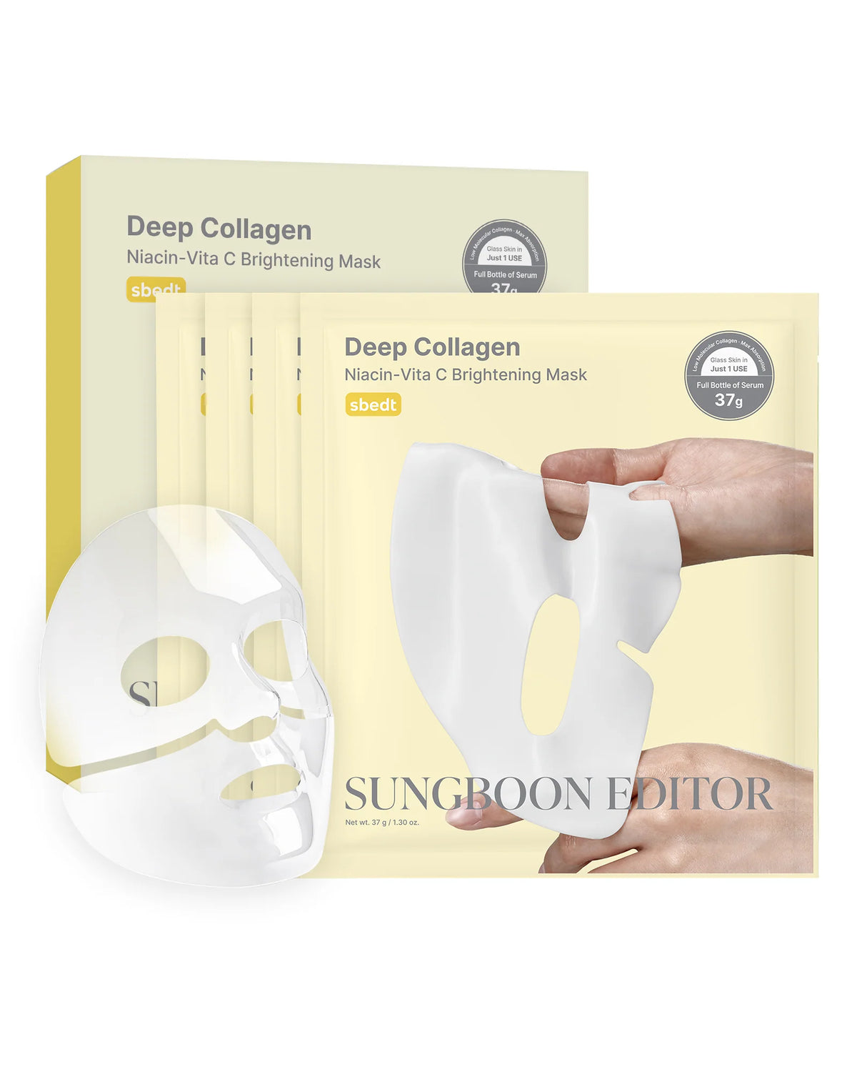 Sungboon Editor Deep Collagen Niacin Vita C Brightening Mask