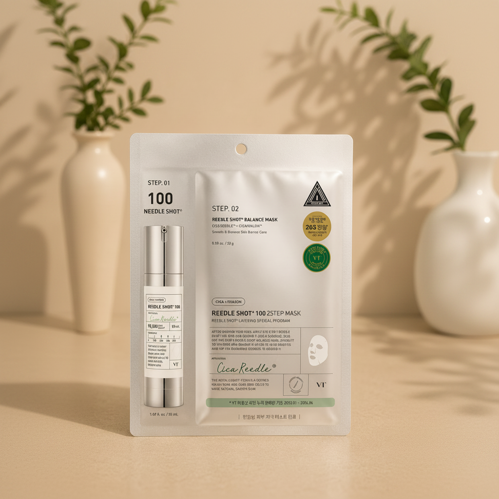 VT Cosmetics Mild Reedle Shot 100 2 Step Mask