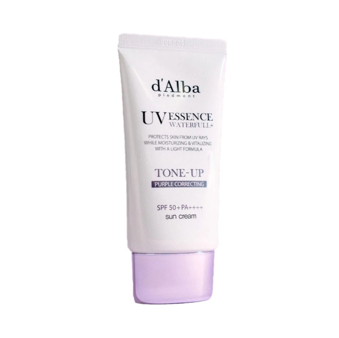 d'Alba Waterfall Tone-Up Sun Cream Purple