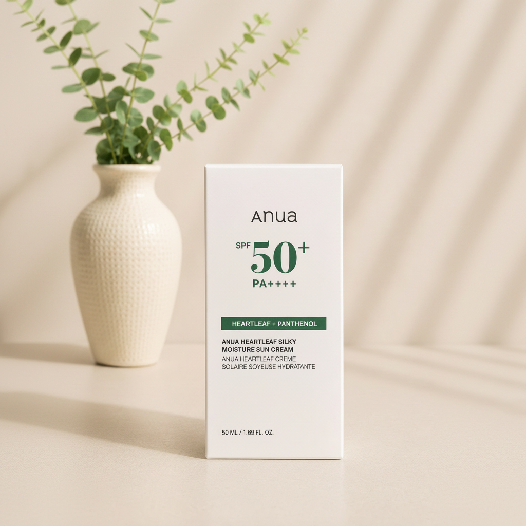 Anua Heartleaf Silky Moisture Sun Cream