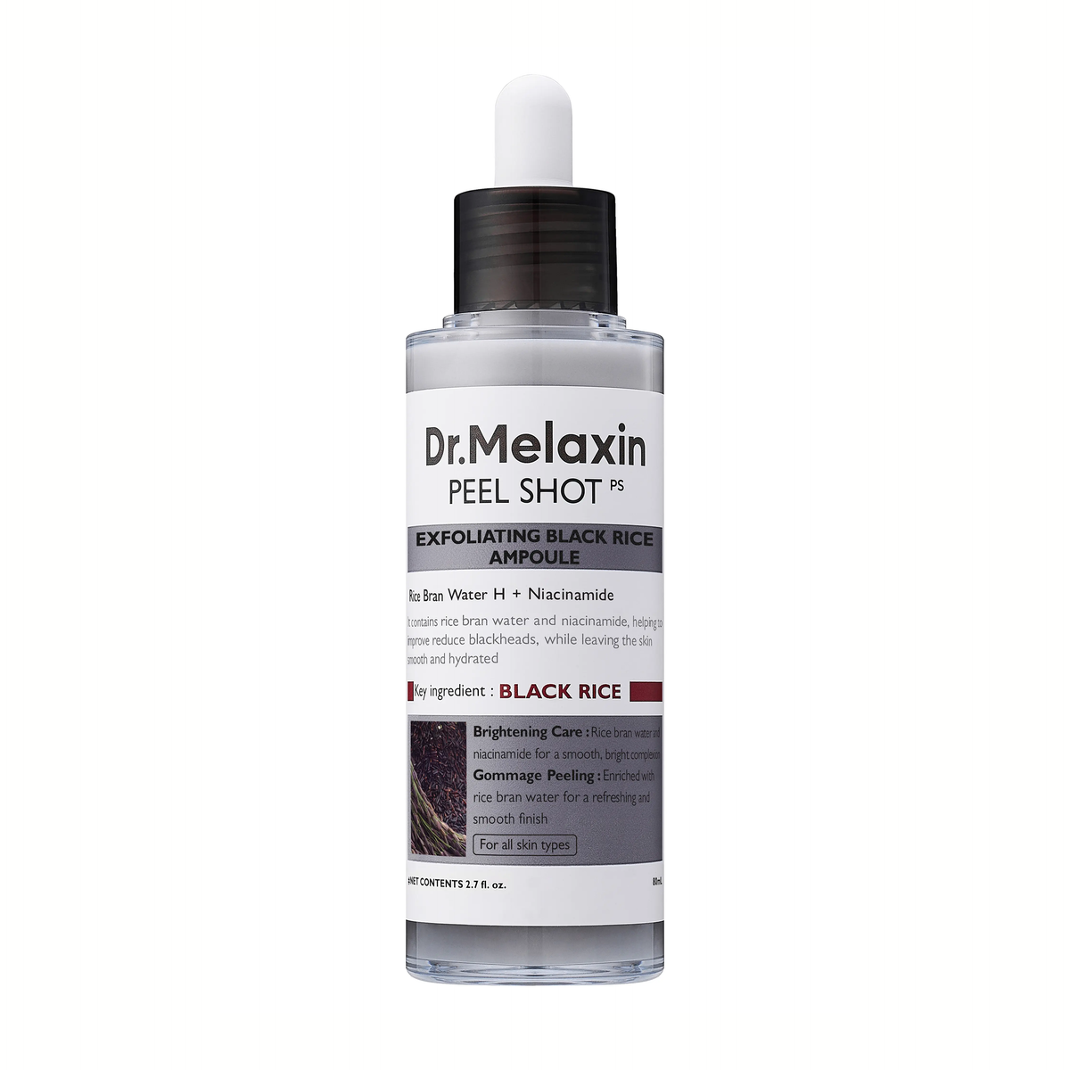 Dr.Melaxin Peel Shot Exfoliant Black Rice Ampoule