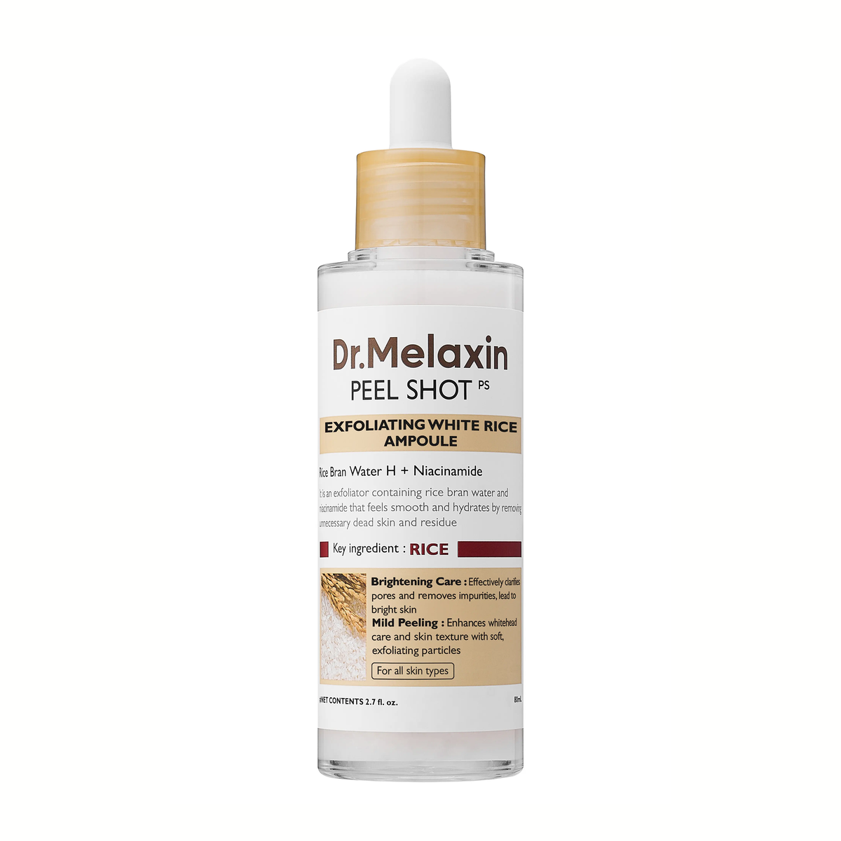 Dr.Melaxin Peel Shot Exfoliant Rice Ampoule
