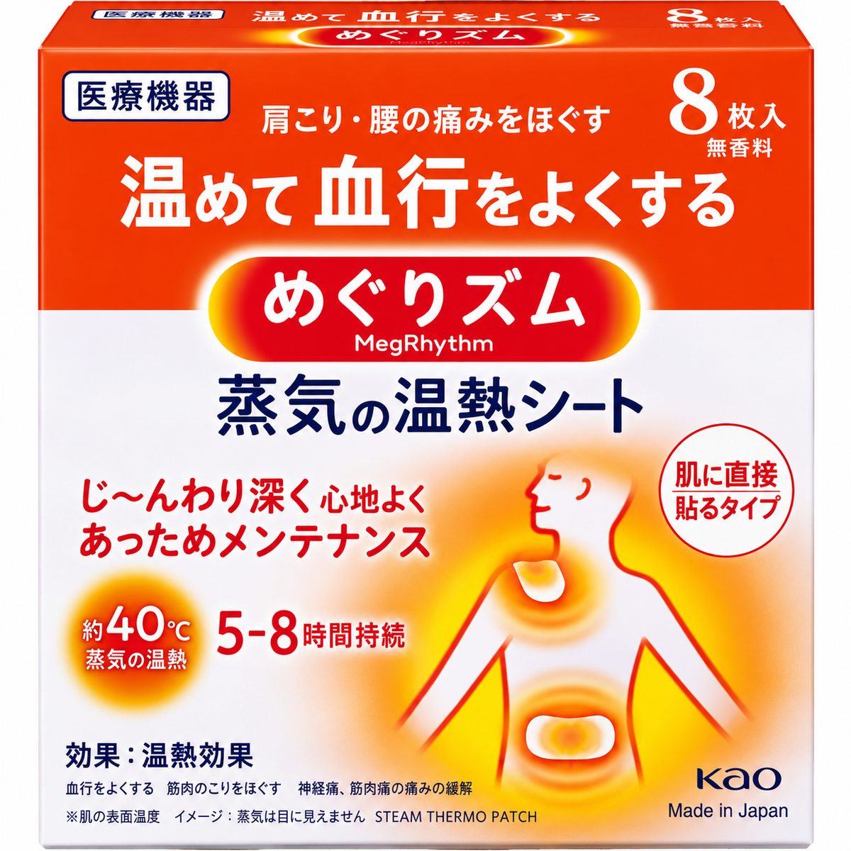 Kao Megrhythm Heat Patch Shoulder&Back
