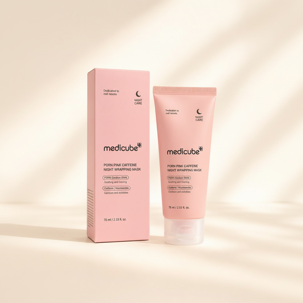 Medicube PDRN Pink Caffeine Night Mask