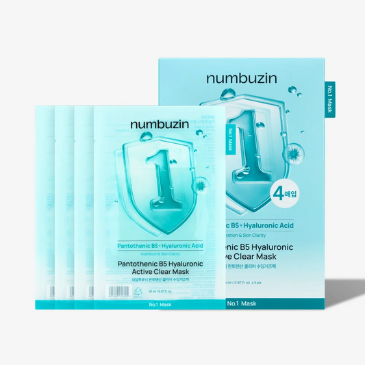 Numbuzin No.1 Pantothenic B5 Hyaluronic Active Clear Mask