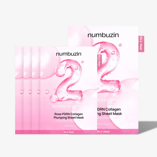 Numbuzin No.2 Rose PDRN Collagen Plumping Sheet Mask