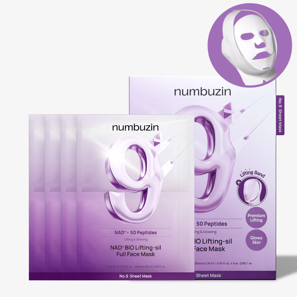 Numbuzin No.9 NAD+ BIO Lifting-sil Full Face Mask