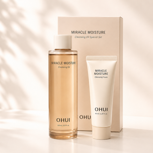 O HUI Miracle Moisturecleansing Oil Special Set (Miracle Moisture Cleansing Oil 150ml+Miracle Moisture Cleansing Foam 40ml)
