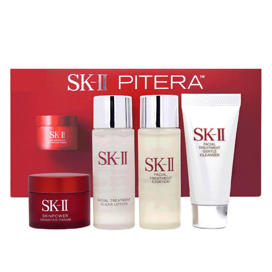 SK-II Essential Travel Kit 30ml+30ml+20g+15g