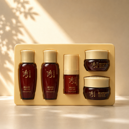FREE GIFT-Sooryehan Hyobidam Fermented Skincare 5pcs Gift Set
