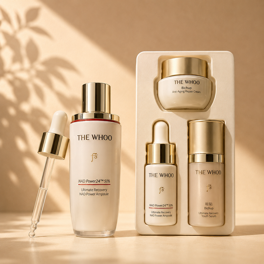 THE WHOO Bichup Ultimate Recovery NAD Power Ampoule + 3pcs