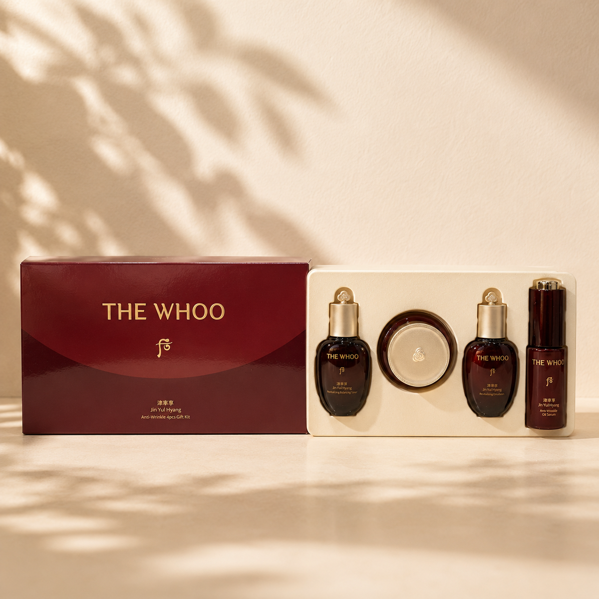 The Whoo Jin Yul Hyang Anti-Wrinkle 4pcs Gift Kit