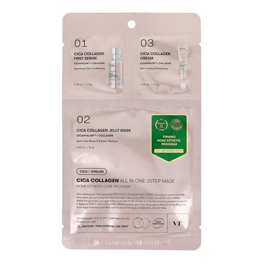 VT Cosmetics Cica Collagen All In One 3step Mask