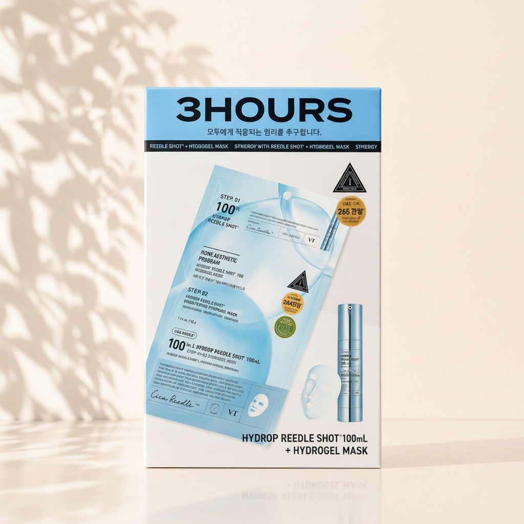 VT Cosmetics Hydrop Reedle Shot 100 2 Step Hydrogel Mask