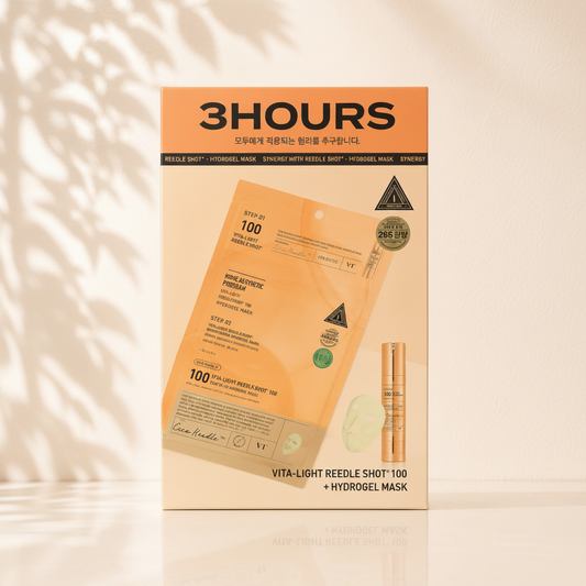 VT Cosmetics Vita-light Reedle Shot 100 2 Step Hydrogel Mask
