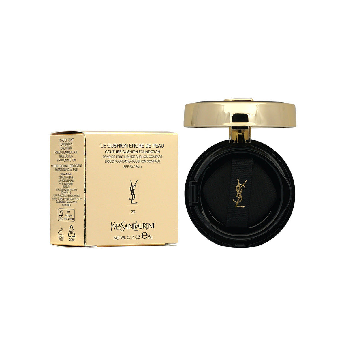 YSL Le Cushion Encre De Peau Luminous Matte Cushion Foundation SPF23